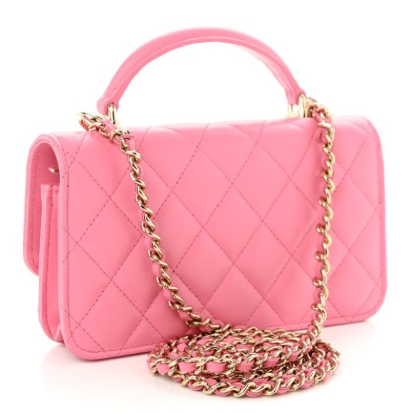 Chanel classic wallet on chain quilted lambskin mini - Picture 2 of 9